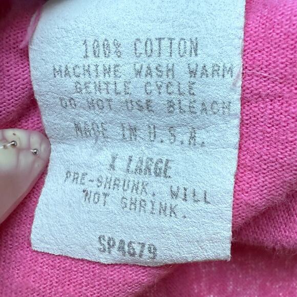 Vintage Cotton Connection Pink Sun Print Maxi Shirt Dress XL Artsy Unique Retro - Picture 7 of 9